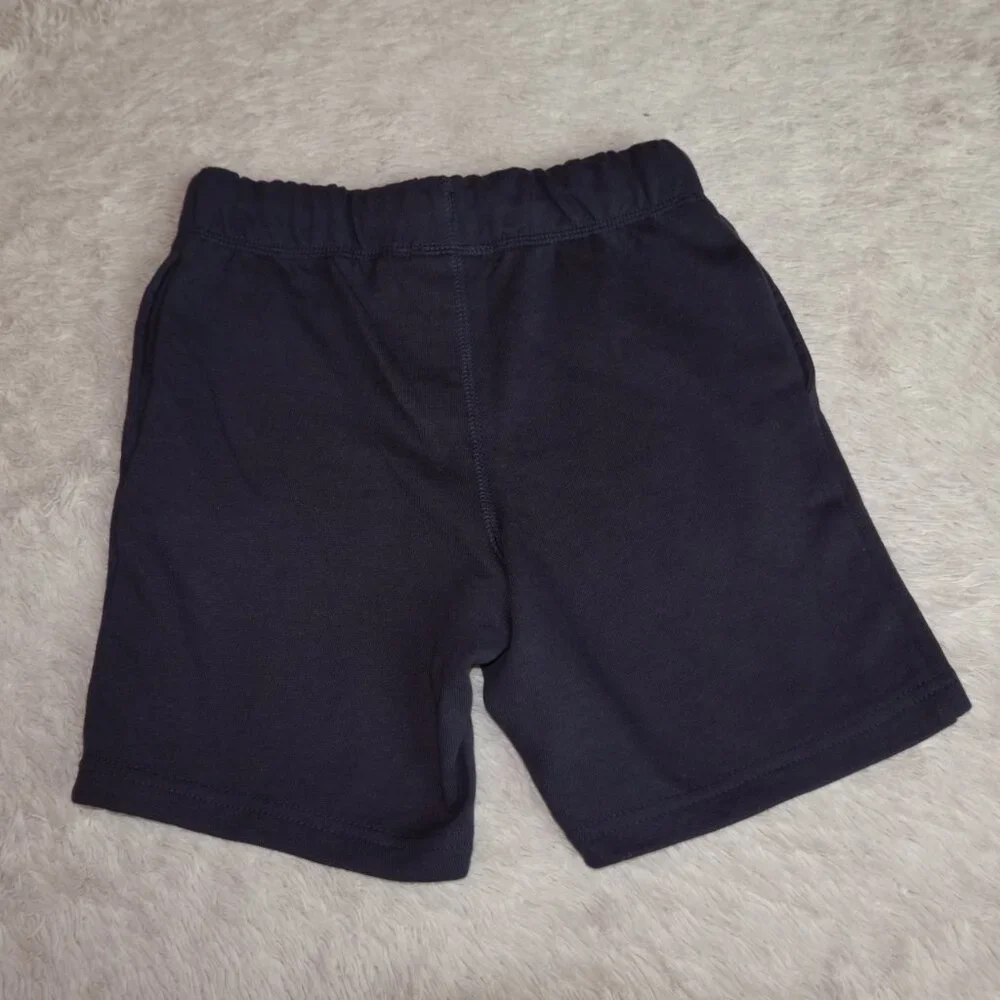 Boys Size Small 5/6 Children's Place French Terry Shorts, New Navy Blue, NWT